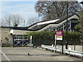 SO8405 : Entrance to Stroud railway station by Jaggery