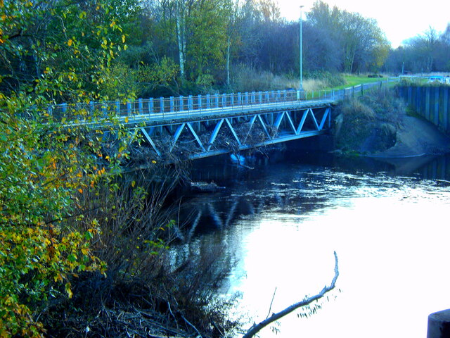 Bridge over the river Calder © derek dye :: Geograph Britain and Ireland