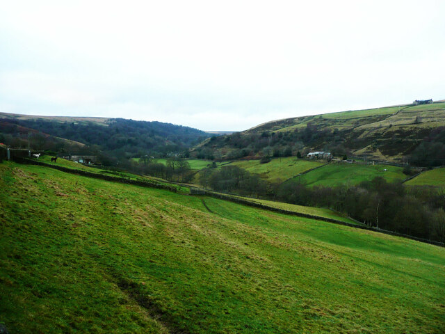 View of Luddenden Dean towards Catherine House