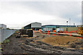 Installation of railway sidings, Newhaven, 2011