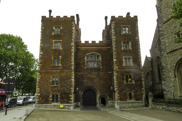 The Tudor gatehouse to Lambeth Palace