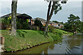 Canalside housing in Colwich, Staffordshire