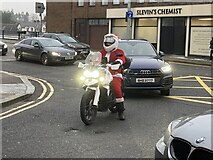 H4572 : Santa rides into town, Omagh by Kenneth  Allen