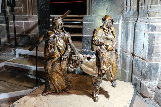 Mary and Joseph in Chester Cathedral