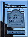 Sign for the Boot and Slipper, Barmby Moor