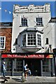 Salisbury, Queen Street: The Edinburgh Woollen Mill, now permanently closed