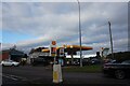 SK1724 : Shell Needwood Service Station, B5234 by Ian S