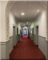 Hotel corridor of the past