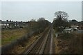 Railway from the bridge