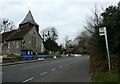 Bus stop opposite West Clandon Church