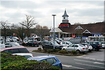 TQ1658 : Leatherhead Tesco by Peter Trimming