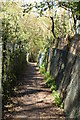 Footpath by railway line