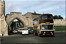 SE6151 : York Pullman bus at Walmgate Bar – 1978 by Alan Murray-Rust