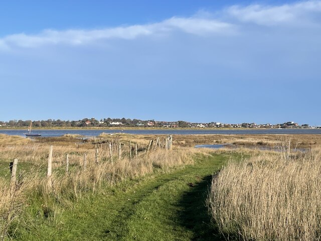 View of Aldeburgh from Ferry Lane, Sudbourne