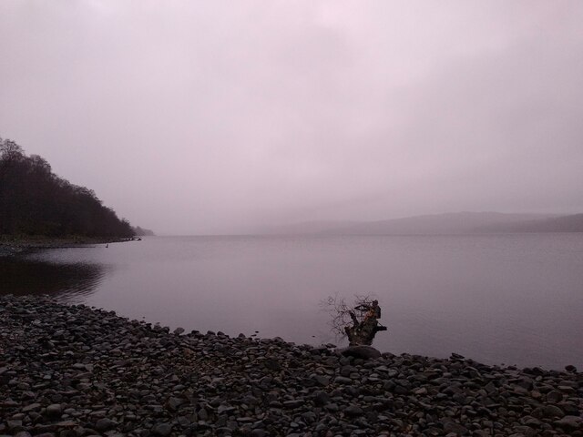 Loch Rannoch in fog