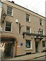 Entrance to Swan Inn Courtyard, Sadler Street, Wells