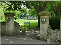 Wells - entrance to the recreation ground