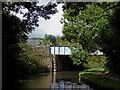 Railway bridge over the canal in Nuneaton, Warwickshire