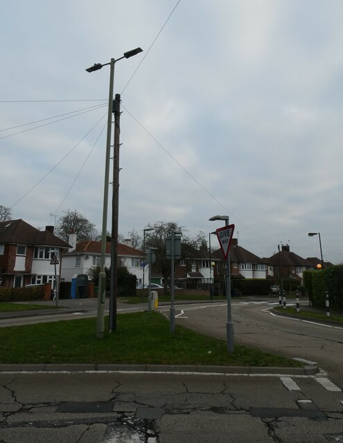 Lamppost at the junction of Heathside Crescent and Oriental Road