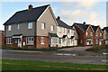 Modern housing development on the edge of Fordingbridge