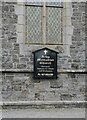 S6793 : Athy Methodist Church (2) - sign, Woodstock Street, Athy, Co. Kildare by P L Chadwick