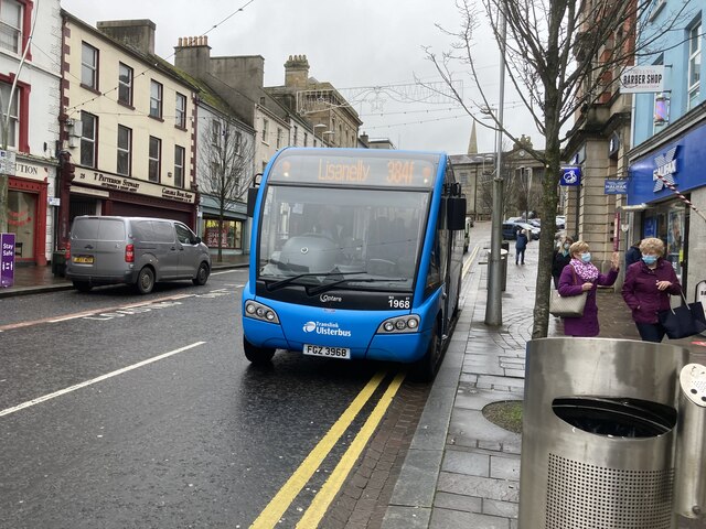 Lisanelly bus, High Street, Omagh