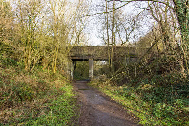 Bridge over the Audley Branch Line