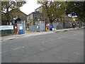 TQ3487 : Closed Bus Garage, Stamford Hill (2) by David Hillas