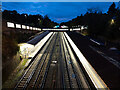 Weybridge station from Brooklands Road