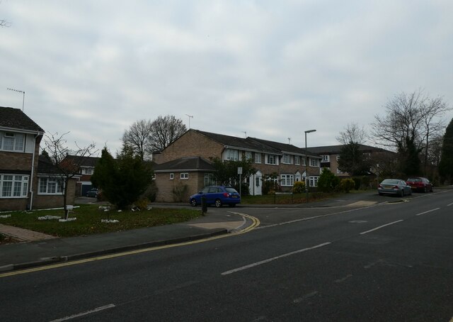 Approaching the junction of Mount Hermon Road and Everlands Close