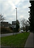 TQ0057 : Road sign in Wych Hill Lane by Basher Eyre