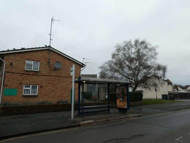 Bus stop in Walton Road