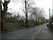 TQ0159 : Motorcyclist in Maybury Road by Basher Eyre