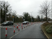 TQ0058 : Cones in Victoria Way by Basher Eyre