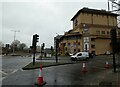 Approaching the junction of Victoria Way and Mercia Walk