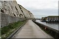 Houses in the Brighton Marina Village and the coastal path