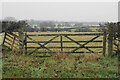 Little-used field entrance off Bearley Road