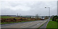 Bridgnorth Road and farmland near Wombourne, Staffordshire