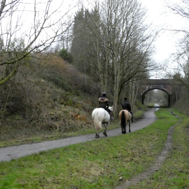 Horse riders  on the Trans Pennine Trail