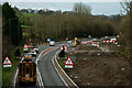 Road carriageway widening and junction improvements on the A361 near Landkey