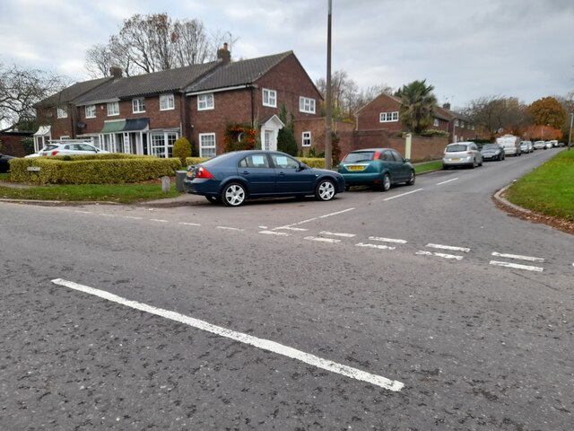 Burrowfield at the junction of Chequers