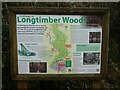 Map of Longtimber Woods, Ivybridge