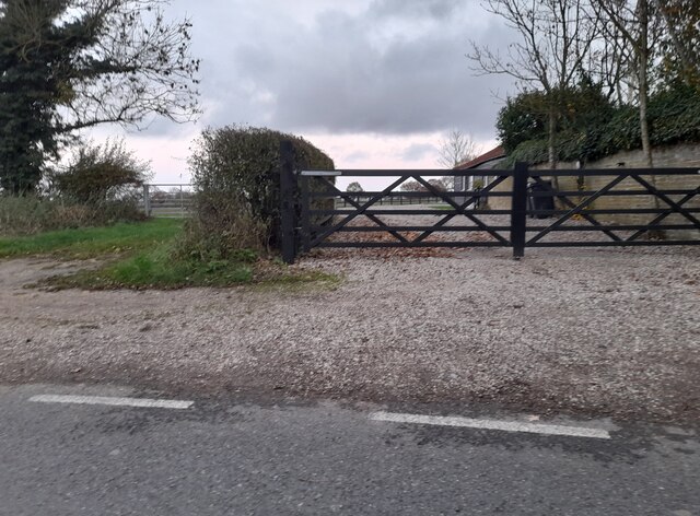 The entrance to Blackbird's Farm near Lambourne End