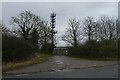 Communications mast on Stillingfleet Hill