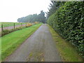 Track giving access to Castlecraig House