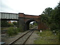 SE5036 : Arch bridge south of Church Fenton railway station by Richard Vince