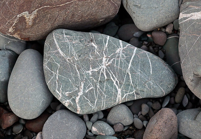 Coastal stones at Catcairn Bushes