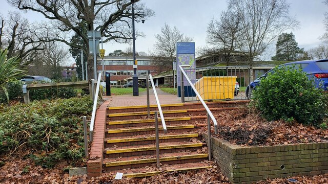 Steps to Rushmoor Borough Council offices
