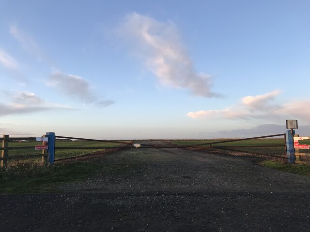 Access track to disused airfield