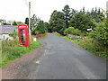 Road (B709) and bridge at Hopehouse